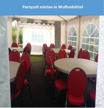 Partyzelt mieten in Wolfenbüttel